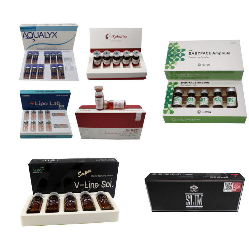 

Babyface Slim 6D Super V LINE Kabellines Sculptras Slimming body Fat Dissolving ppcs Solution Kybellas Lipo lab Red Ampoules Aqualyx