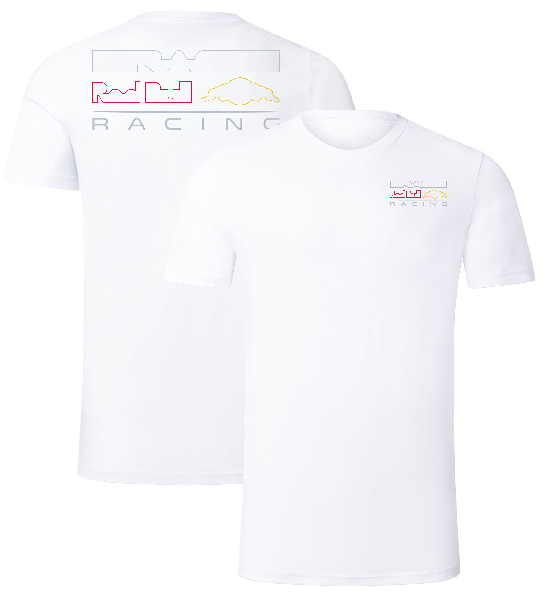 

2023 new Formula One Formula One racing suit team fans T-shirt men's short sleeve car work clothes custom enlarged