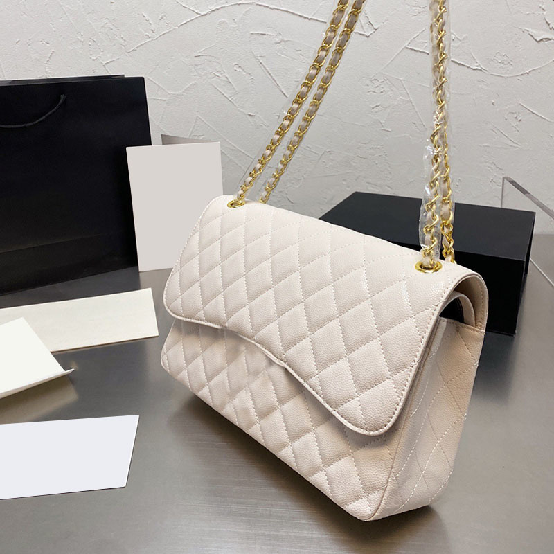 

Spring Classic Double Flap Bags Autumn Winter France Women Lady Matelasse Chain Cross Body Shoulder Large Capacity Famous, Box