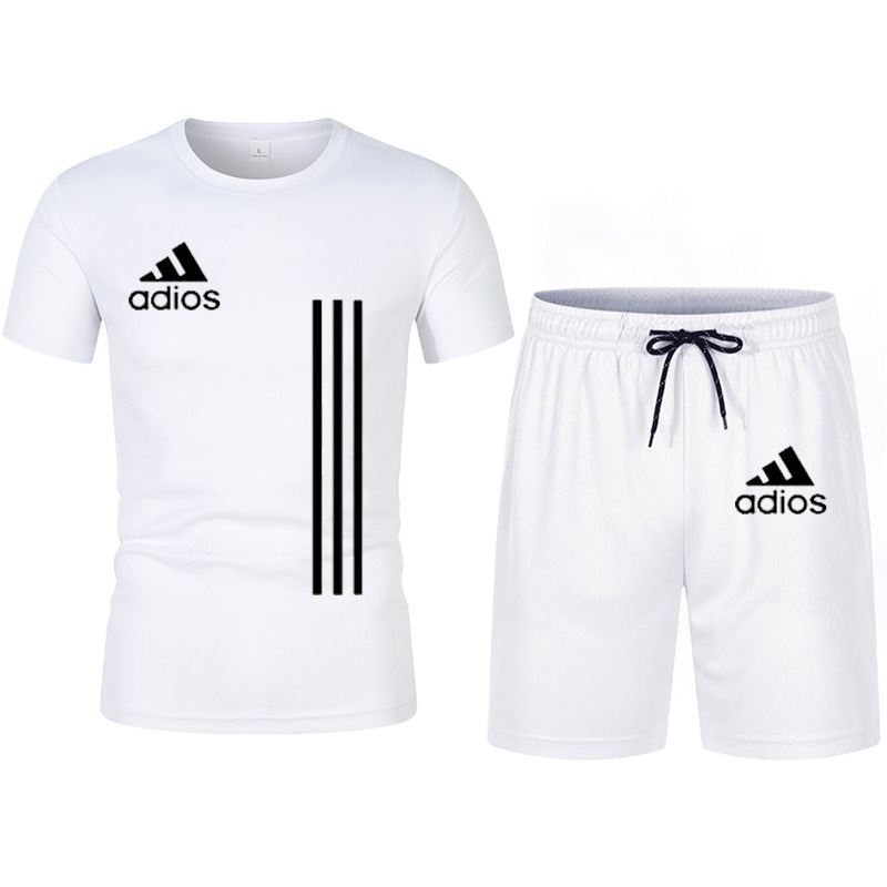 

2022 Mens Fashion Tracksuits Summer Casaul Suit Mens designer sportswear T shirt+Shorts Two Pieces Shorts Sets S-XXL top, Black