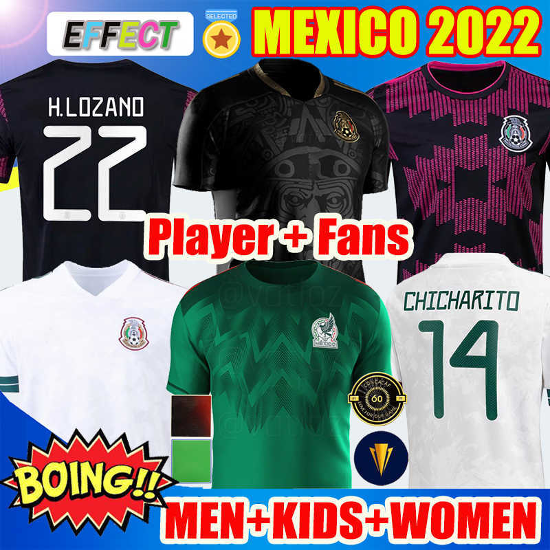 

Player Fans Version 2021 2022 2023 Mexico Soccer Jersey green NEW National Copa America 20 21 22 23 CHICHARITO LOZANO CARLOS VELA RAUL Men, 2022 mexico away white