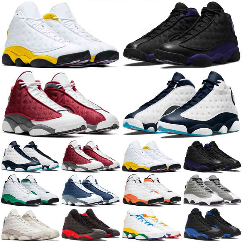 

Del Jordons Sol J13 13s Men Basketball Shoes Obsidian Red Flint Court Purple Hyper Royal Gold Glitter Chicago Brave Blue Trainers Sports, #10 lucky green