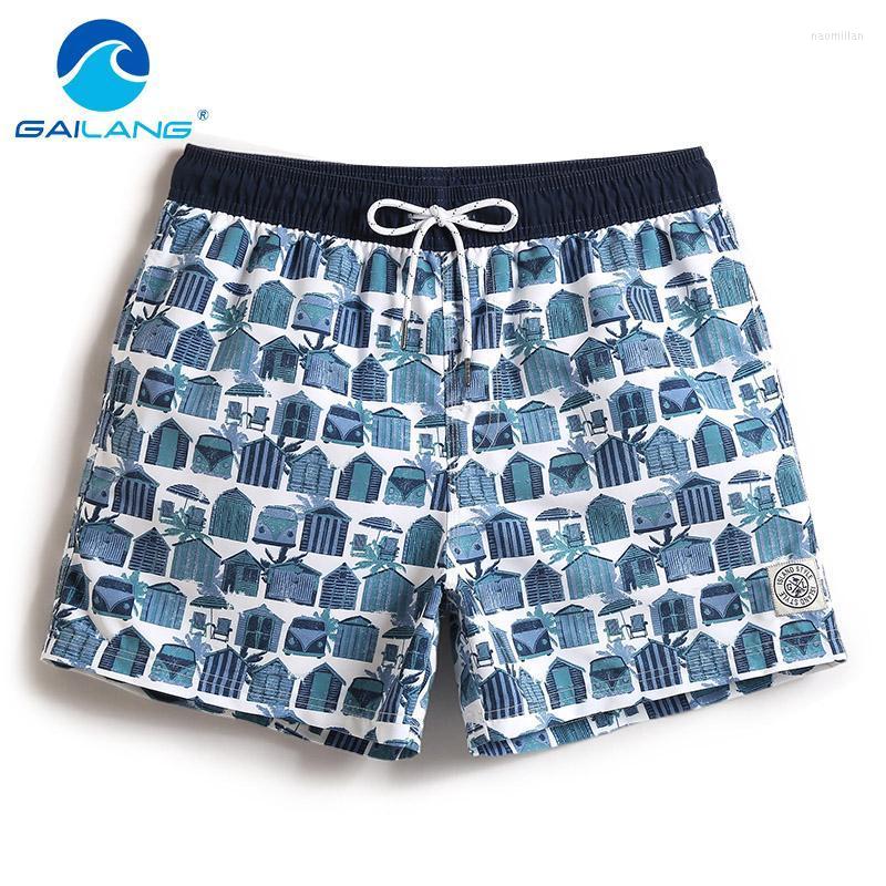 

Men' Shorts Gailang Brand Mens Beach Trunks Swimwear Men' Board Casual Nylon Bermudas Masculina Marca Boardshorts Fast DryMen' Naom22, H1047
