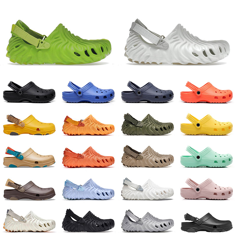 

mens women designer croc slippers slides fashion Salehe Bembury x Pollex Stratus Crocodile Cucumber Menemsha Urchin sliders men slide sandals, 1 36-47