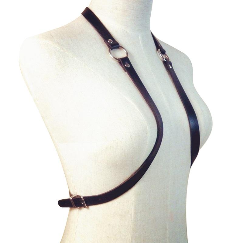 

Belts Sexy Mature For Women Men Gentleman Adjustable PU Leather Body Chest Harness Belt Black Punk Fancy Costume Clothing Accessories