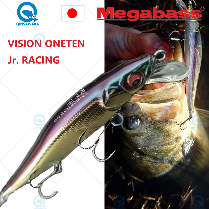 

JAPAN Megabass Fishing Lure VISION ONETEN Jr Racing Suspend Slow Floating MINNOW Bass Jerkbait Saltwater Sea Tackle 220721