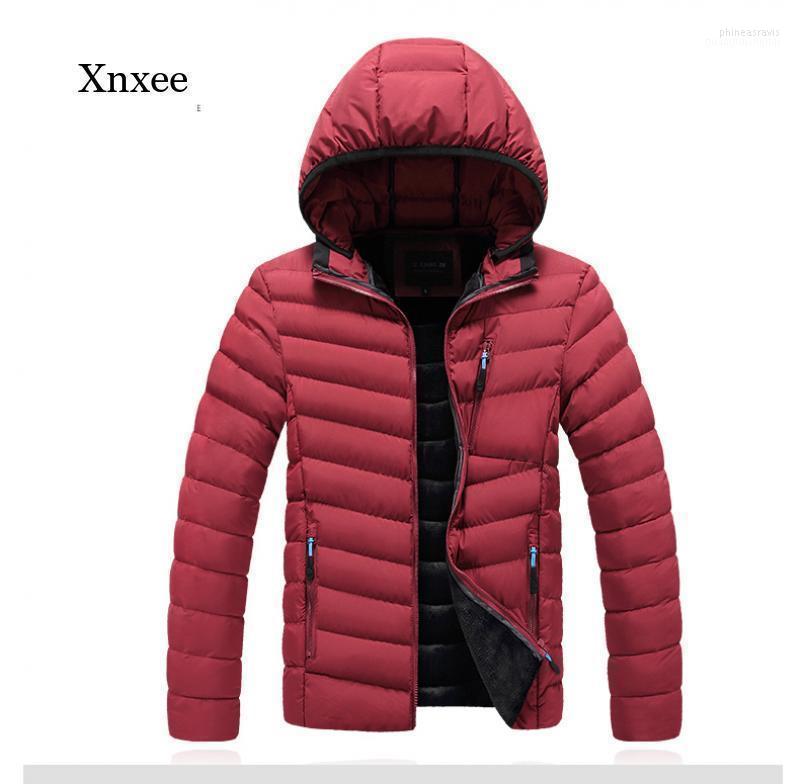 

Men's Down & Parkas 2022 Winter Hooded Cotton Jacket Short Men Korean Version Of The Trend Handsome Phin22, Black