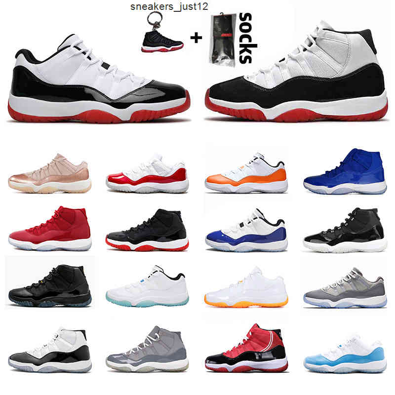 

Sneakers Concord 23 Low High WMNS 11 11s Mens Womens Basketball Shoes XI Bred Jumpman 45 Cap and Gown Space Jam Trainers, B26 40-47