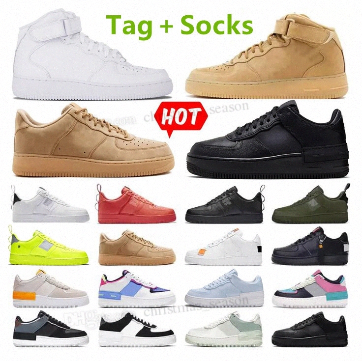 

Designer high running shoes flat platform men women low Triple white Wheat gold Hyper Crimson Grey mens af1 air force forces ones trainer sports sneakers 36-45, I need look other product