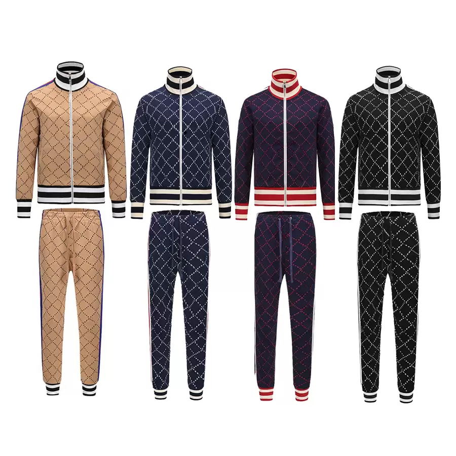 

Mens Tracksuit Two Pieces Sets Jackets Hoodie Pants With Letters Fashion Style Spring Autumn Outwear Sports Set Tracksuits Jacket Tops Suits, Customize