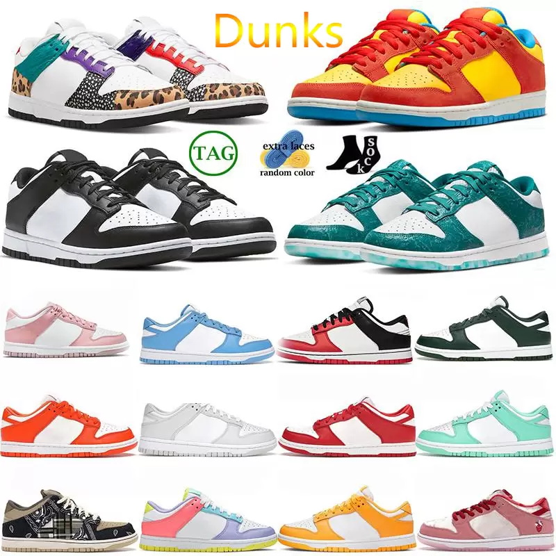 

Running shoes dunks Safari Mix Panda Grey Fog Syracuse Team Green University Blue Georgetown Photon Dust walking jogging sneakers trainers size 36-47