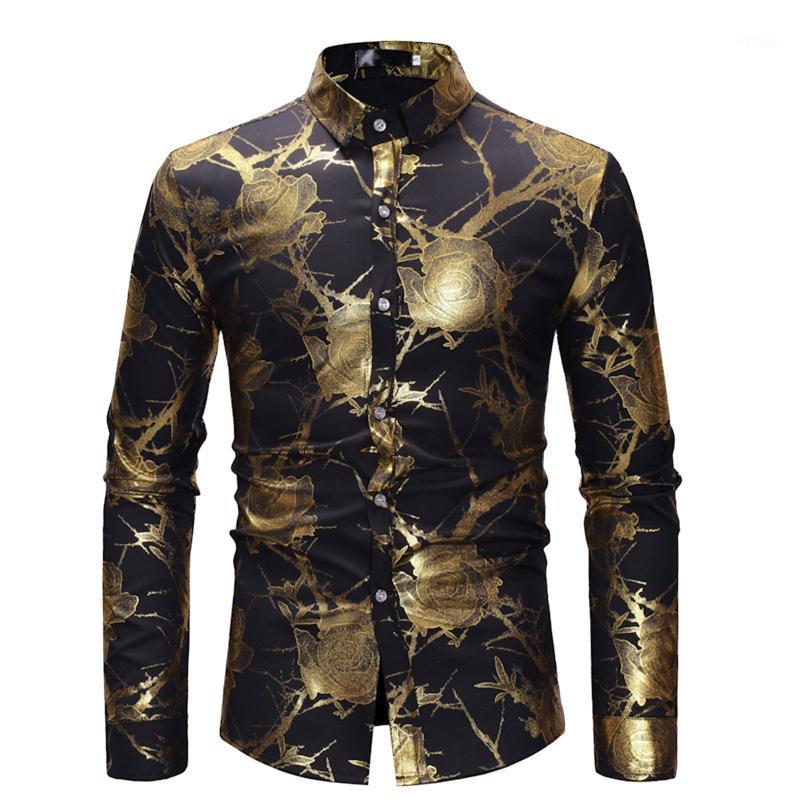 

Men' Casual Shirts Fashion Shirt Autumn Winter Long Sleeve For Men Business Slim Button Up Male Blouse Top Streetwear Chemise Homme, Black