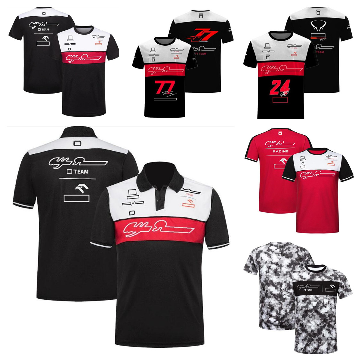 

New motorcycle polo suit summer short-sleeved shirt same style customization