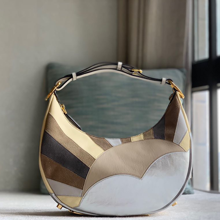 

Original Quality Designer Axillary HandBag Luxuries Designers Graphy Hobo Bags 29CM Crescent Cross Body Bag Lady Shoulder HandBags With Box F001