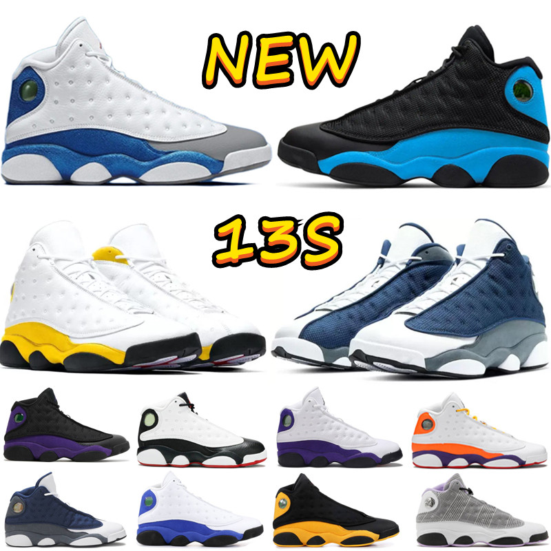 

New Men 13s Basketball Shoes 13 XIII Midnight Navy Gym Red Flint Racer Royal French Blue Reflective Lucky Green Black Cat Aurora Starfish, 31