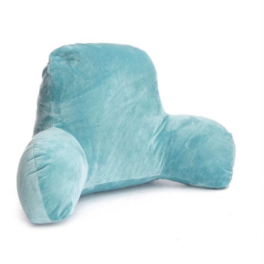 

Lounger Lumbar Rest Back Pillow Cushion Bed Car Office Sofa Support Arm Stable Backrest Bedside Chair Seat Reading Pillow 201009295v, Blue
