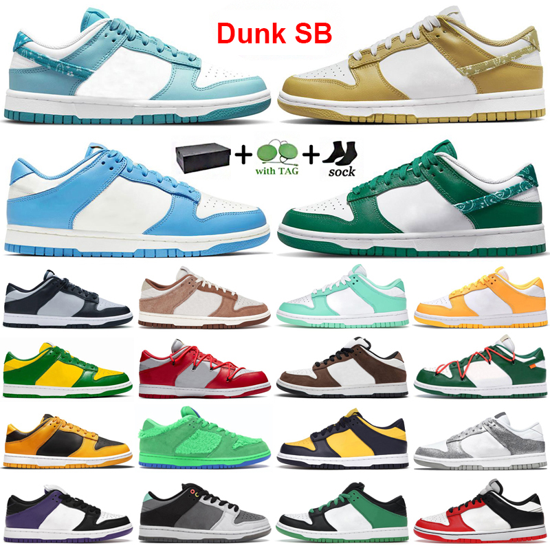 

2022 DunkKSB Black White Running Shoes Low Easter Coast Green Kentucky Chunky University Blue Mens Skate Sports Sneakers Womens Trainers EUR 36-47, Color 32