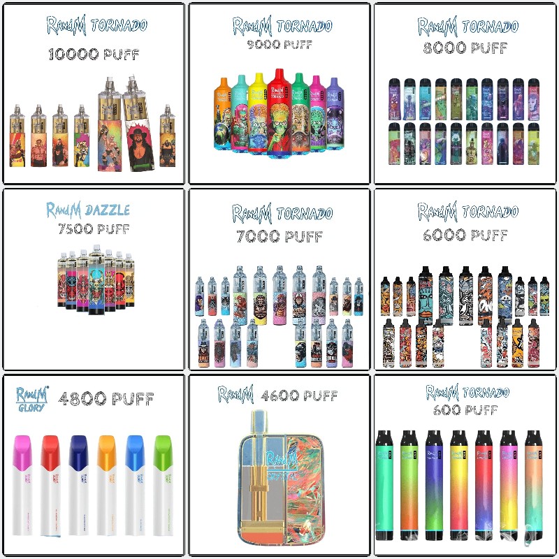

Original RandM Tornado Ghost Dazzle Crystal Glory Electronic Cigarettes Switch Pro Disposable Vape king 7000 8000 9000 10000 Puffs 0%2%3%5%nic Authentic wholesale