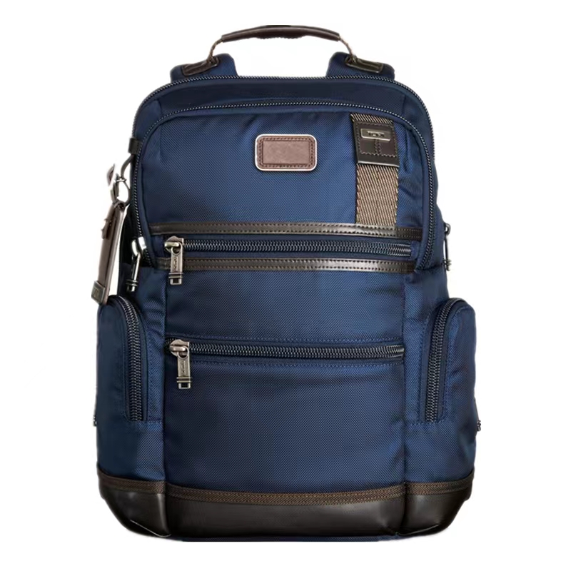 

New TUMI ballistic nylon men's backpack leisure travel large capacity computer backpack, Blue