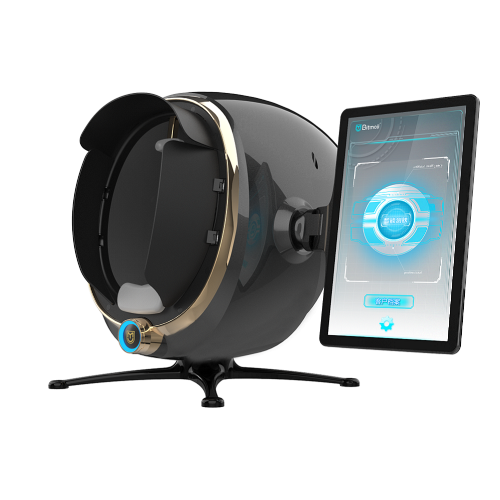 Bitmoji AI – détecteur facial Intelligent, scanner, analyseur de peau, miroir magique 3D, machine d'analyse trispectrale, 2022