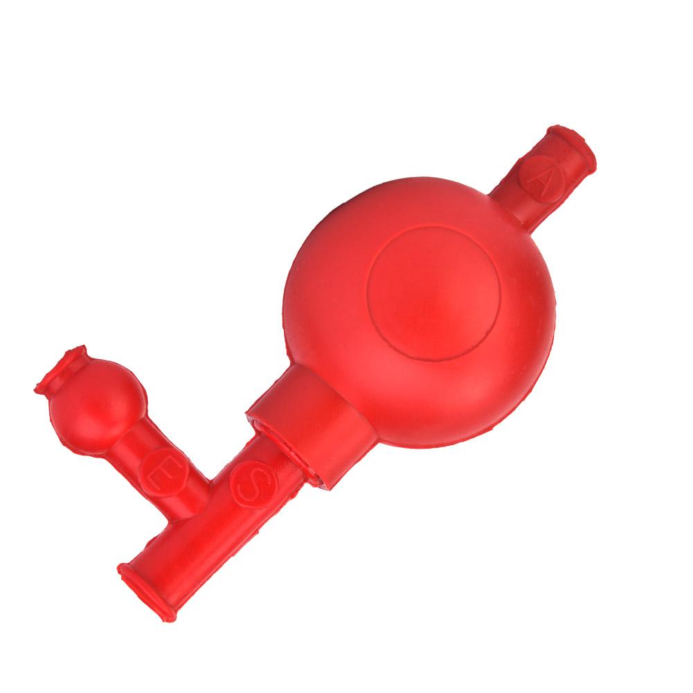

Professional Lab Rubber Suction Bulb Safe Pressure Quantitative Pipette Filler with 3 Valves