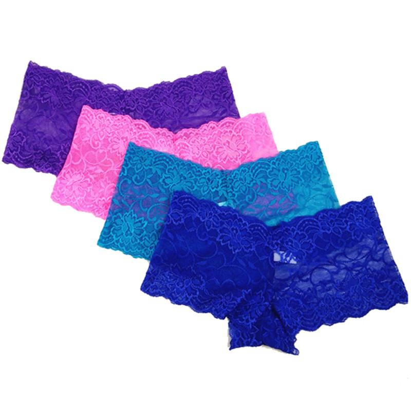

Women's Panties Women Sexy Lace Y Strings V Breathable Transparent Boyshorts Boxer Shorts Micro Bikini Tanga Underwear Lingerie, Black