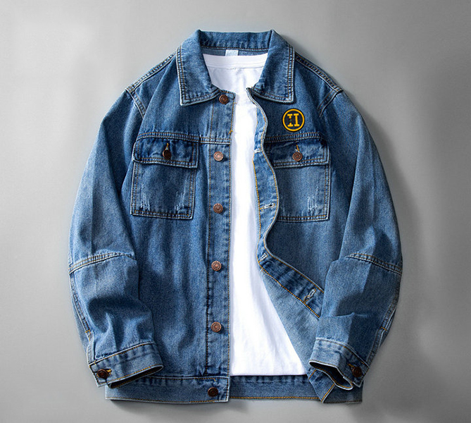2022 New Denim Jacket Men&#039;s Classic Loose Casual Single-breasted Denim Coat Jean Jacket Men-image-776608272