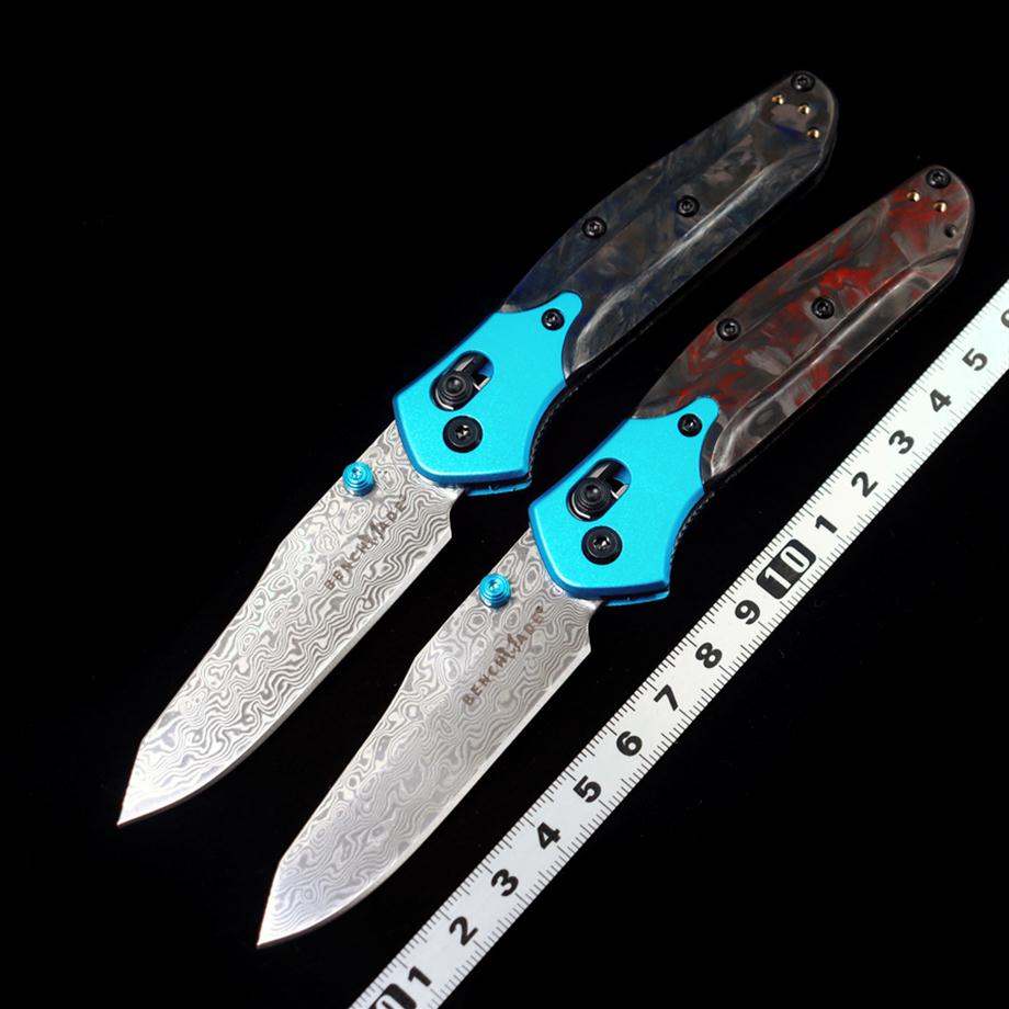 

Benchmade BM 945-221 Gold Class Mini Osborne AXIS Folding Knife 2.92 Outdoor Camping Hunting Pocket Tactical Self Defense EDC Tool304i