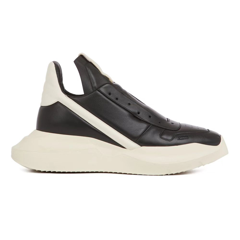 

New Patchwork Thick sole FOGACHINE GETH Runner Sneakers Boots Platform Rock Handmade owen booties, Grey