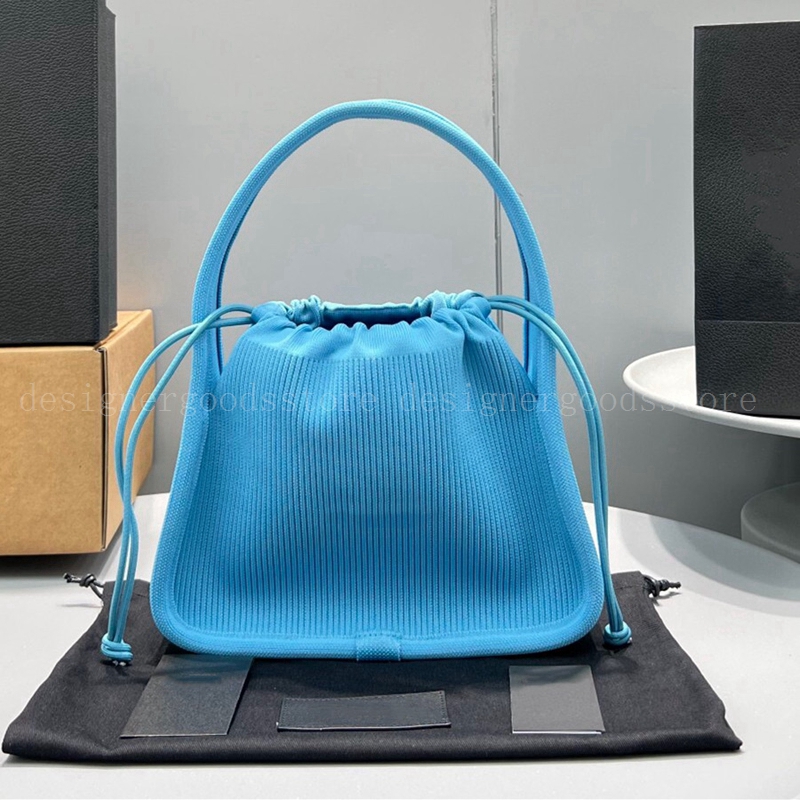 Drawstring stick women's bag Ryan Shoulder Bag armpit Canvas Handbag fashion sexy handbags small rib knit bags hobo king SS22 underarm purse