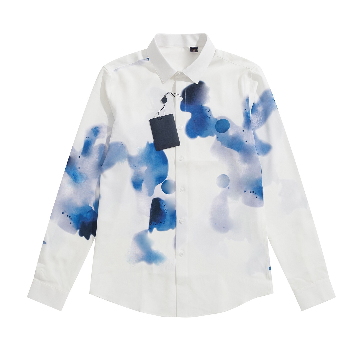 

Mens Brand Shirts Designer Shirts Paris Clothes Male Men Long Sleeve Cotton Tops Plus Size 161, White