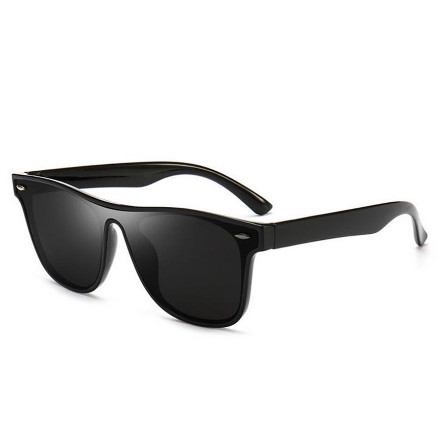 Fashion New BLAZE Sunglasses Men Women Flash Sun Glasses Brand Designer Mirror Black Frame gafas oculos de sol with cases257I