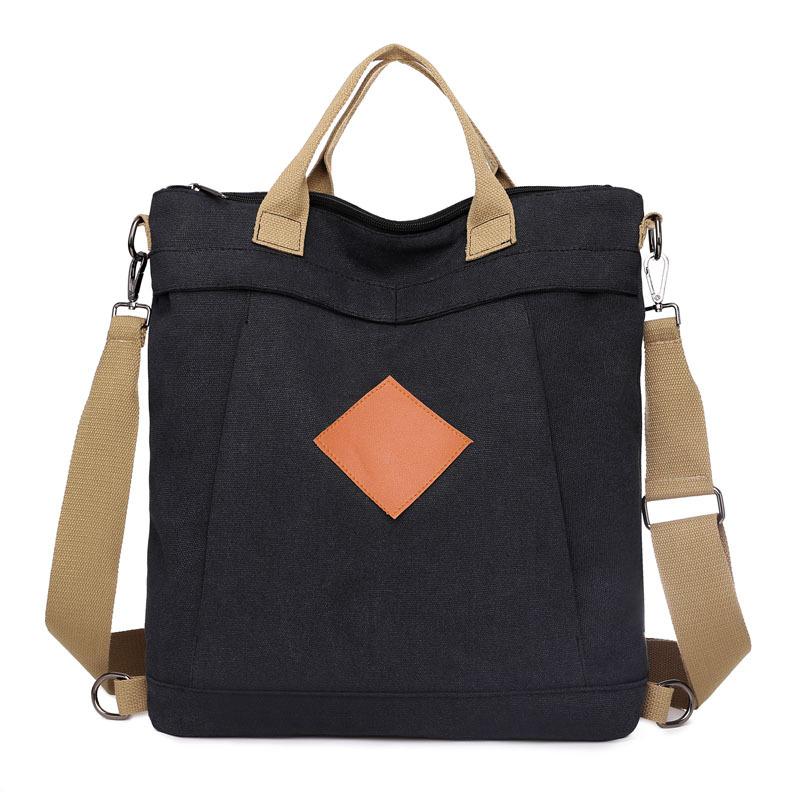 

Backpack The Lady Canvas Leisure Fashion Retro Men's And Women's Single Shoulder Bag Handbag, Blue