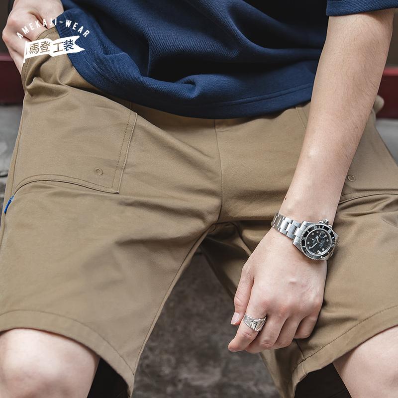 

Men' Shorts Mens Summer Cargo Fashion Knee Length Drawstring Men Cotton Khaki Work Bermudas Masculina Plus SizeMen' Men'sMen