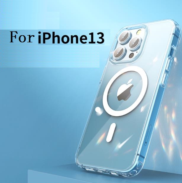 

Cell Phone Cases Magnetic suction MagSafe two in one transparent protective cover for iphone13 / 12 / 11