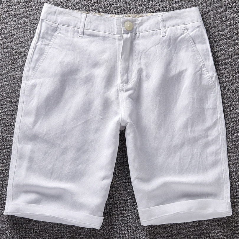 Shorts de lin masculin masculin coton plage courte des hommes 2016 Nouveau sauvage lavette des courts de cargaisons massifs hommes courts mens dé