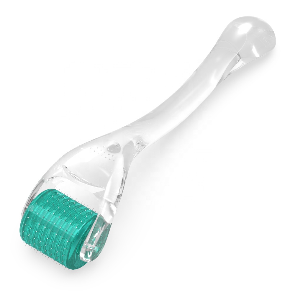 

DRS540 Derma Roller Microneedling (green roller+full clear handle)