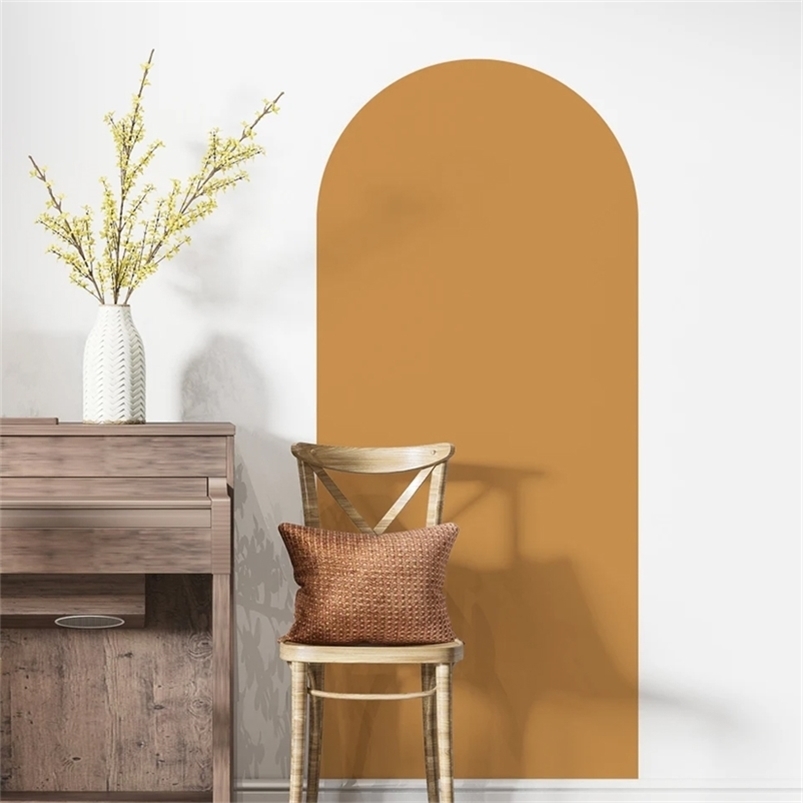 

Boho Abstract Geometric Arch Wall Decal Removable Vinyl Wall Mural Stickers Nursery Kids Room Bedroom Farmhouse Home Decoration 220613
