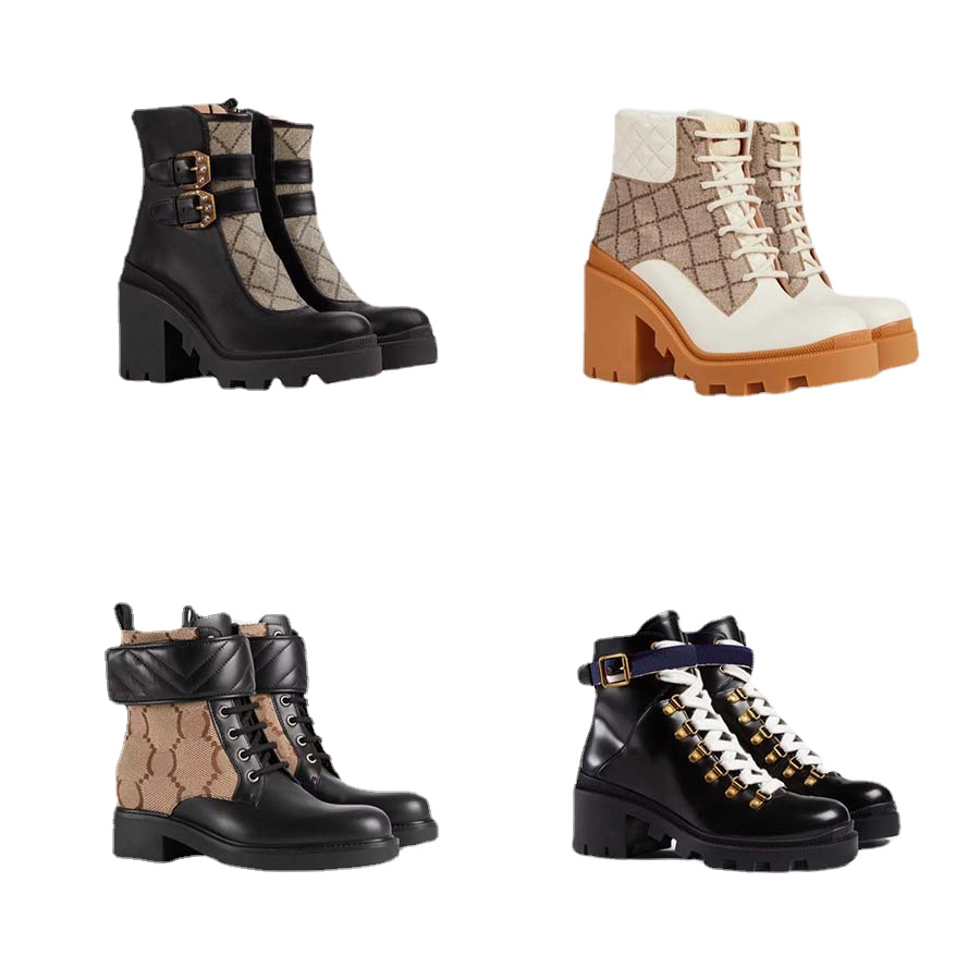 

Best-selling Women Knee Boots Designer High Heels Ankle Boot Real Leather shoes Fashion shoe Winter Fall Motorcycle Riding black work cowboy hiking winter with box, #12