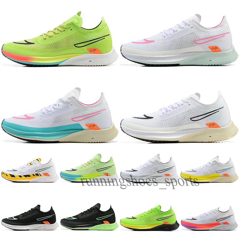 

Designer Streakfly Men Women Racer Running Shoes White Flash Crimson White Photon Dust Unisex Sport Trainer Sneakers Size 36-45 RT8, Color 11 40-45