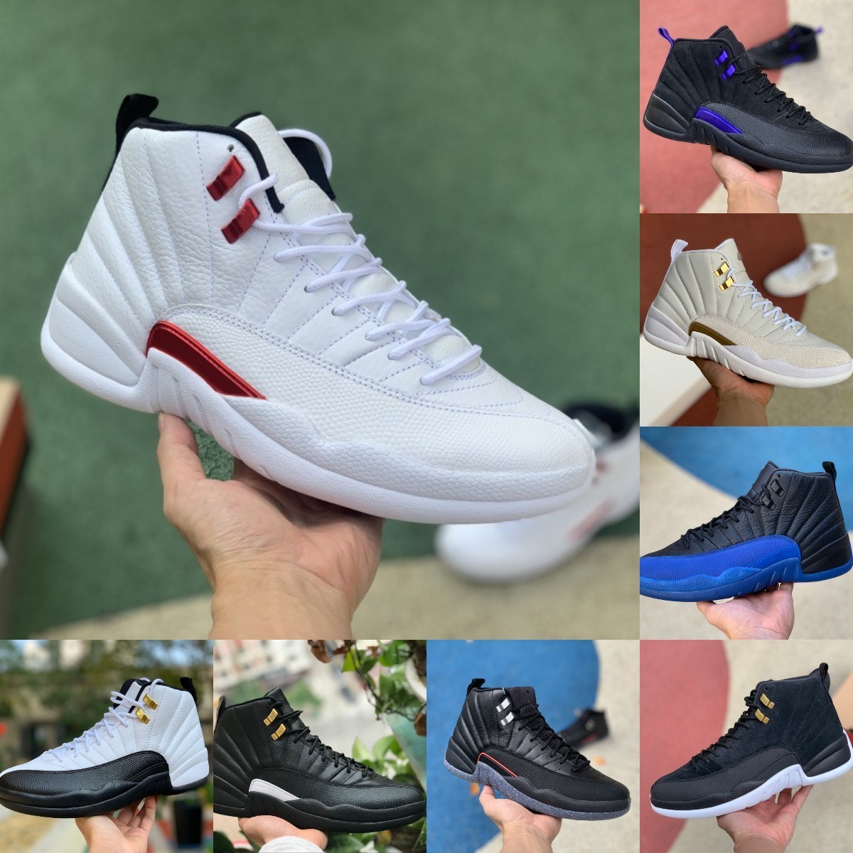 

Jumpman The Master 12 12s Mens High Basketball Shoes Utility Grind Gold Indigo Flu Game Dark Concord OVO White Reverse Taxi Fiba Royalty Playoff Trainer Sneakers, Please contact us