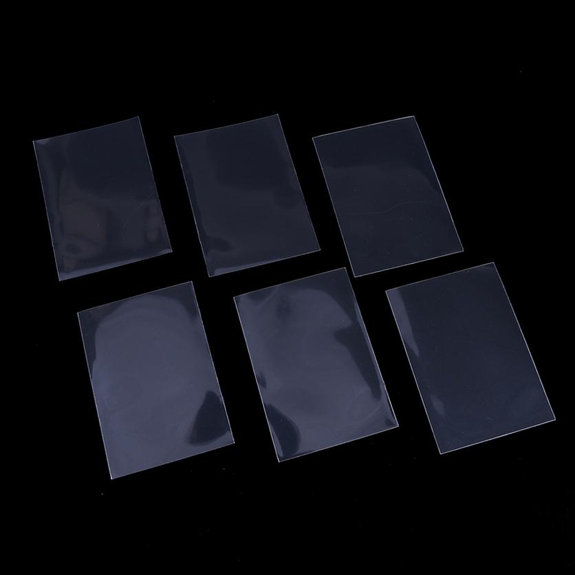 

50pcs set Transparent Color 66 91mm card sleeves card protector holder for mtg yugioh cards board game253c