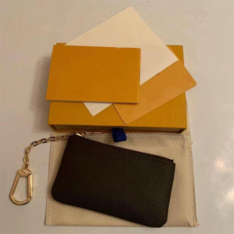 women Wallets Coin Purses Wallet Mens Key Pouch Womens Card Holder Handbags Leather Chain Mini Holders Purse Clutch no box 1hhj1252528