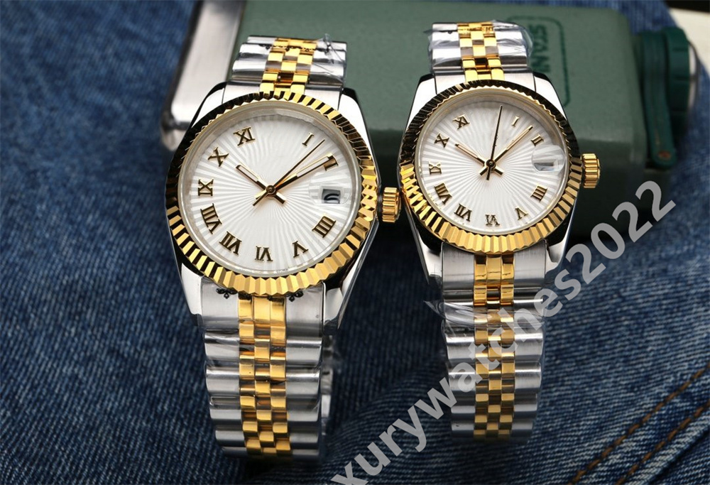 

Luxury Watches for women Datejust 31mm 36mm Roman number Dial Automatic Movement Two tone Stainless steel Zegarek Damski Classic Business Wristwatches, Watch a