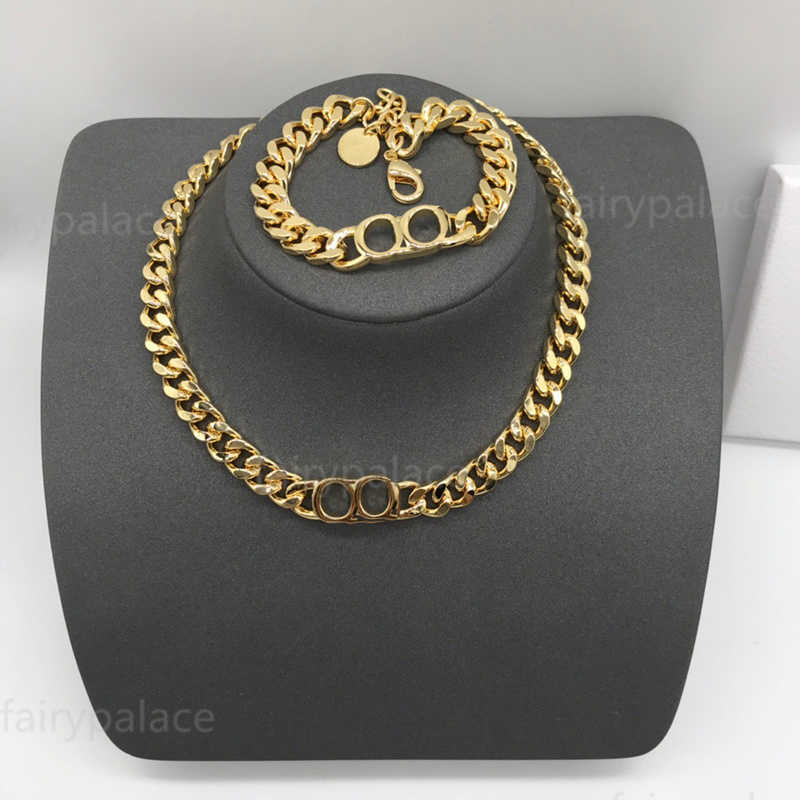 Fashion Gold Stainless Steel Letter Love Necklace Mens Women Pendants Retro Charm Chain Pendant Bracelet Hip Hop Jewelry Gift-image-747636684