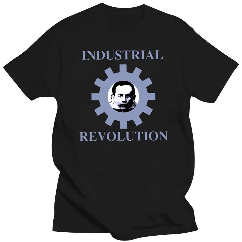 

Men's T-Shirts Industrial Revolution T Shirt Vintage Rare Tee Faded Black Psychic TV Einsturzende Neubauten Kraftwerk Pigface Laibach, Yellowmen