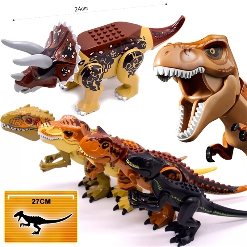

MOC Jurassic Dino World Brachiosaurus Building Kits Bolcks Bricks Dinosaurs figures Raptor Dinosaurios Park Toys for kids gifts 220711