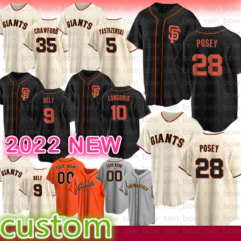 

San Francisco Baseball Jersey Giants 28 Buster Posey 35 Brandon Crawford Mike Yastrzemski Brandon Belt Joey Bart Curt Casali Austin Slater Jaylin Davis L a S t e l l a, Mens(size:m-3xl)juren