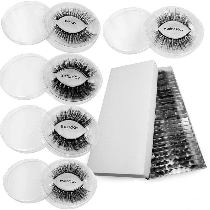 

False Eyelashes 20/30/40pcs Lashes Wholesale Cilios 3d Mink Lots Bulk Faux CilsFalse