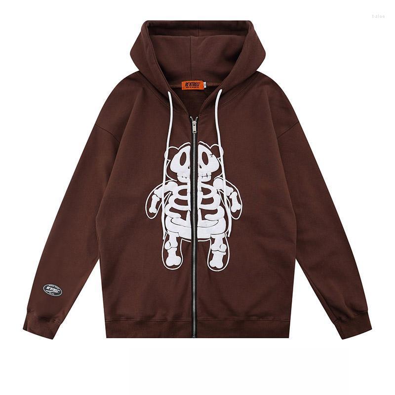 

Men's Hoodies & Sweatshirts Hip Hop Skeleton Fashion Sweatshirt Coats Men Harakuju Graphic Casual Pullover Streetwear OversizedMen's, Black